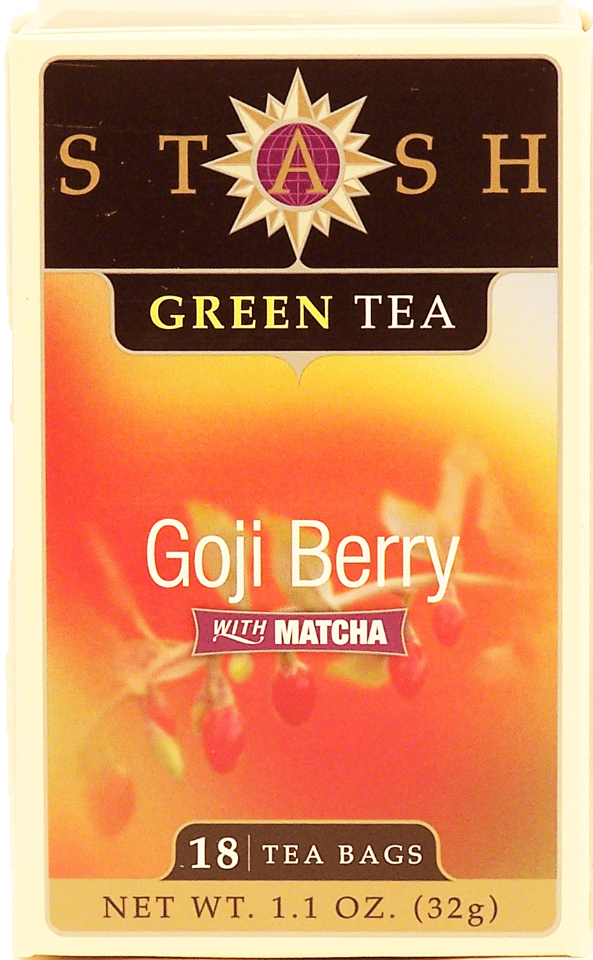 Stash  green tea goji berry with matcha, 18-bags Full-Size Picture